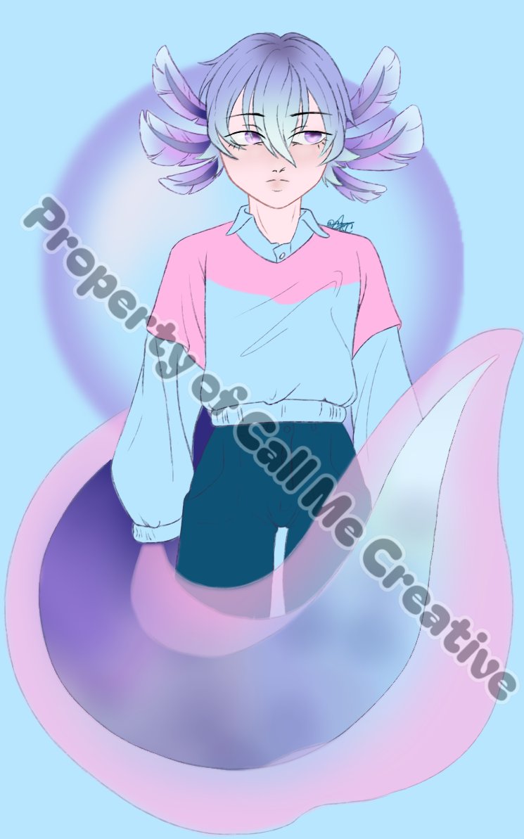 EverlastingGem1's tweet photo. @CarlLeCat I offer thee an Axolotl boyy https://t.co/Fh163EGhGB