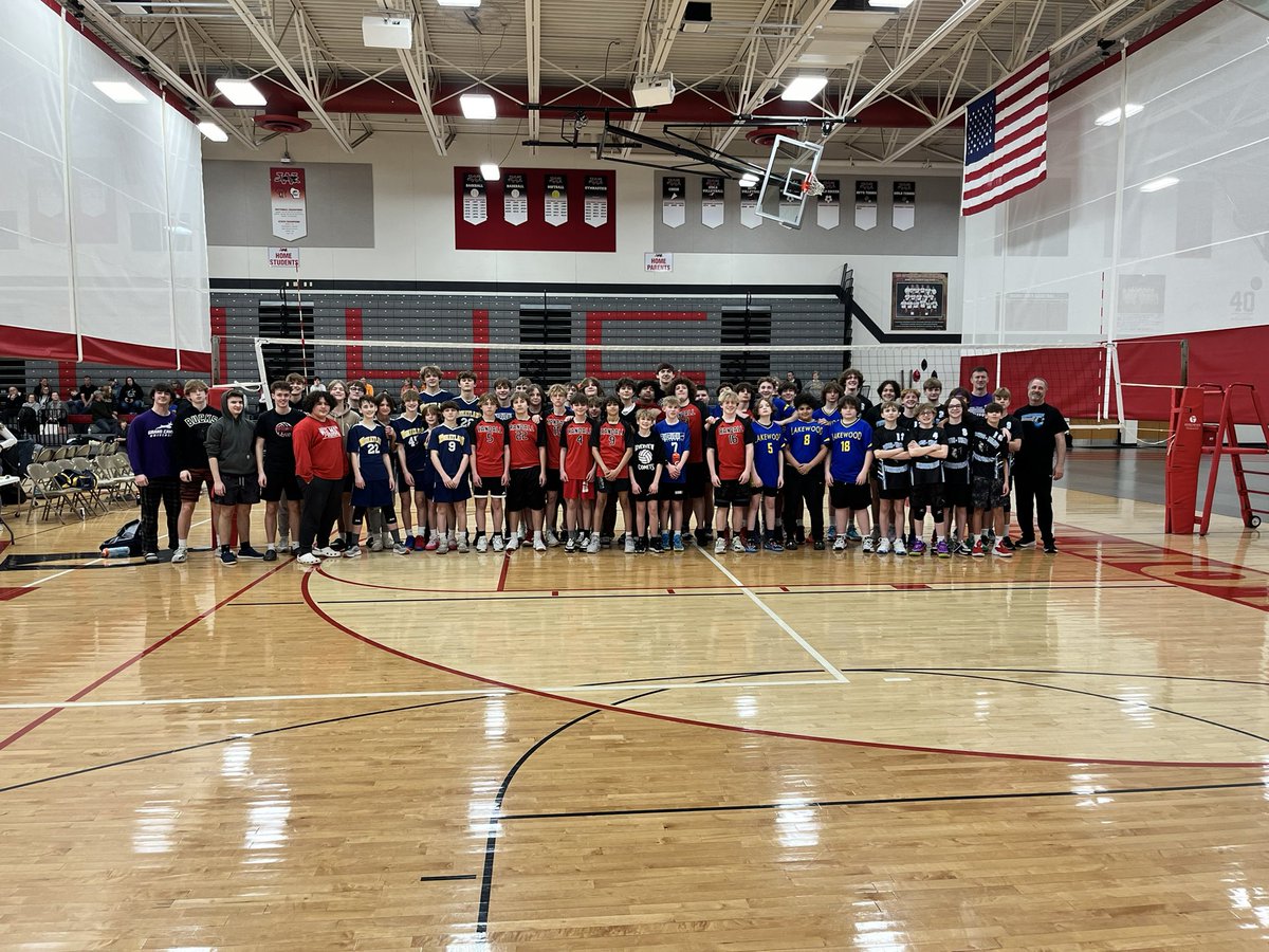 WilmotBoysVB's tweet photo. We hosted all our feeder schools for a round-robin night of games. Congrats to Wheatland on taking first place. Riverview, Randall, Trevor-Wilmot and Lakewood all played great! Thanks to the Wilmot players and parents for helping run things. #buildboysvolleyball
@WilmotSports https://t.co/OvtqUXrAyC