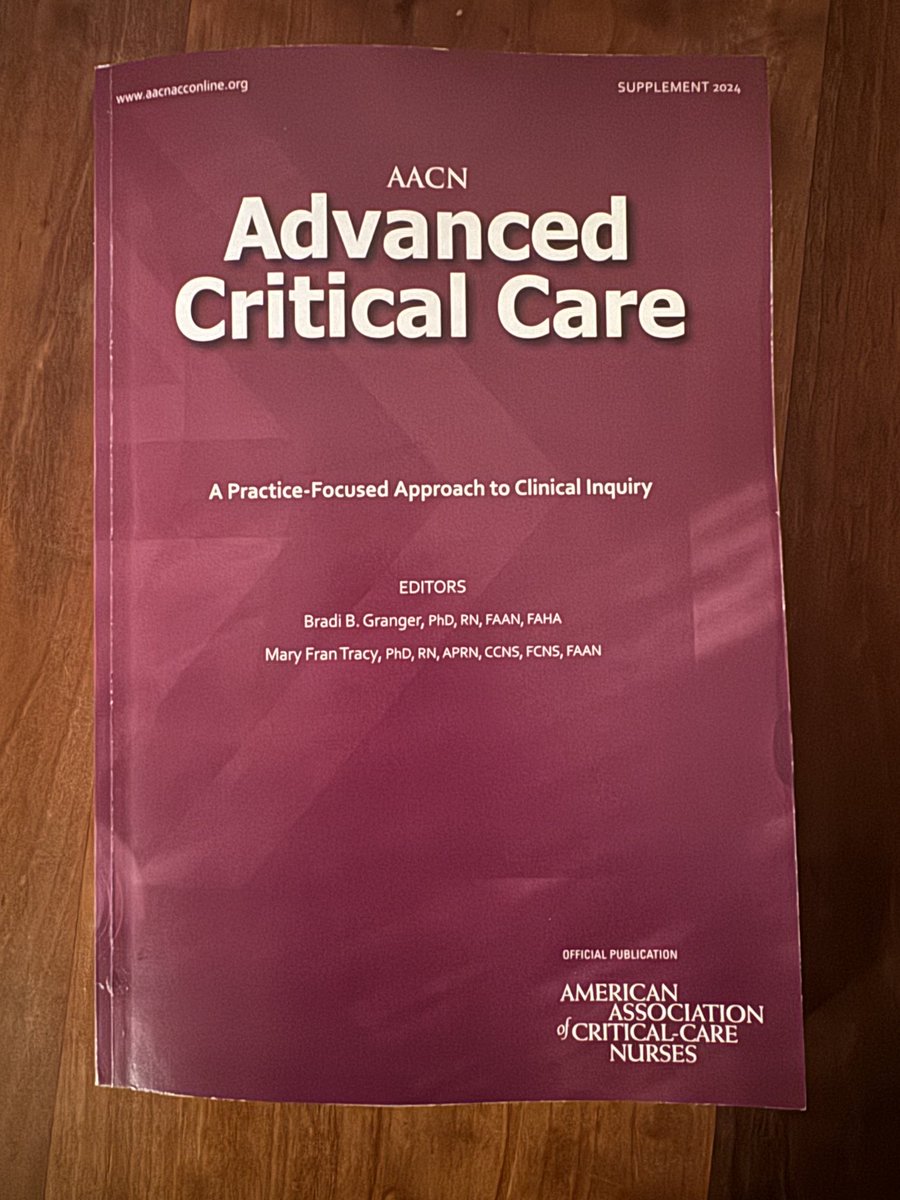 Christopher Granger (@cbgranger) on Twitter photo The best book to guide critical care nursing research! <a href="/BradiGranger/">bradi granger</a> <a href="/hvanspall/">Harriette Van Spall, MD MPH 🇨🇦</a> #nursingresearch The best book to guide critical care nursing research! <a href="/BradiGranger/">bradi granger</a> <a href="/hvanspall/">Harriette Van Spall, MD MPH 🇨🇦</a> #nursingresearch