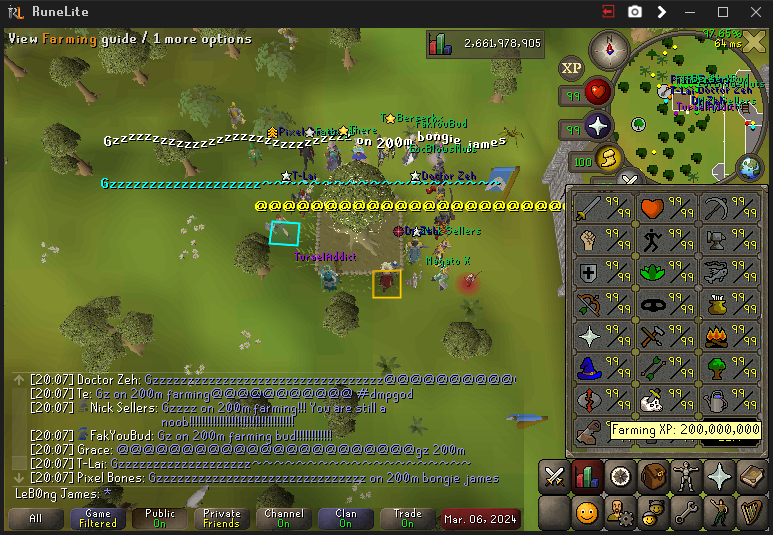 #4, 200M farming