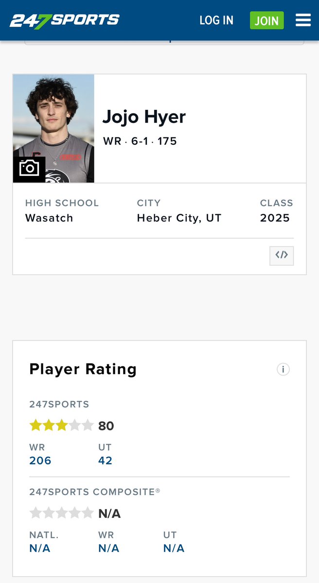 ⭐️⭐️⭐️ 
 <a href="/WasatchFB/">Wasatch High School Football</a> <a href="/AlphaRecruits15/">Will Snowden</a>