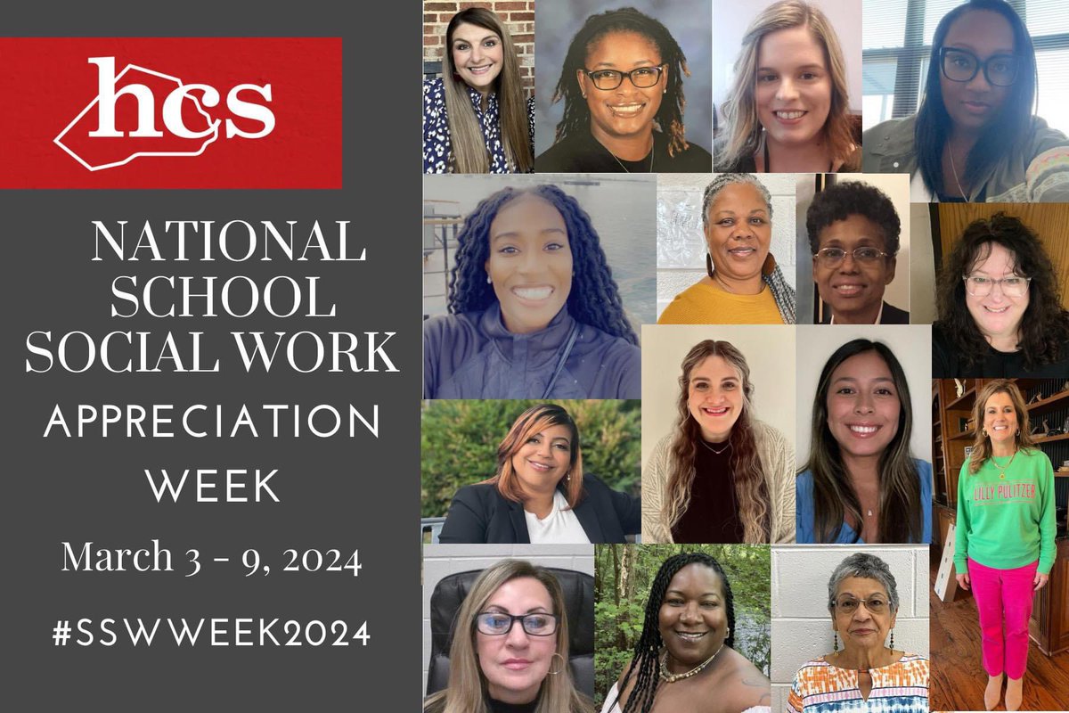 Join us, as we take this opportunity to celebrate our exceptional School Social Workers! bit.ly/4c2kjGm #WeAreHarnett #SSWWeek2024 #InspiringLearnersToBeLeaders #SuccessWithHCS