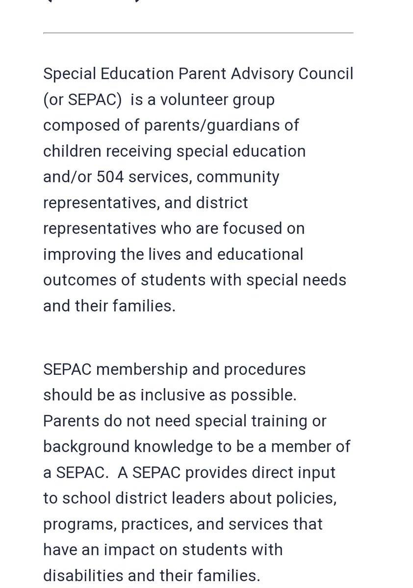 SMCISD_SEPAC's tweet photo. Welcome! We are glad you are here and are excited to walk along this path with you. This is a little bit about who we are and hope you decide to join. A meeting schedule will be posted soon. https://t.co/9oGo8fJZYe