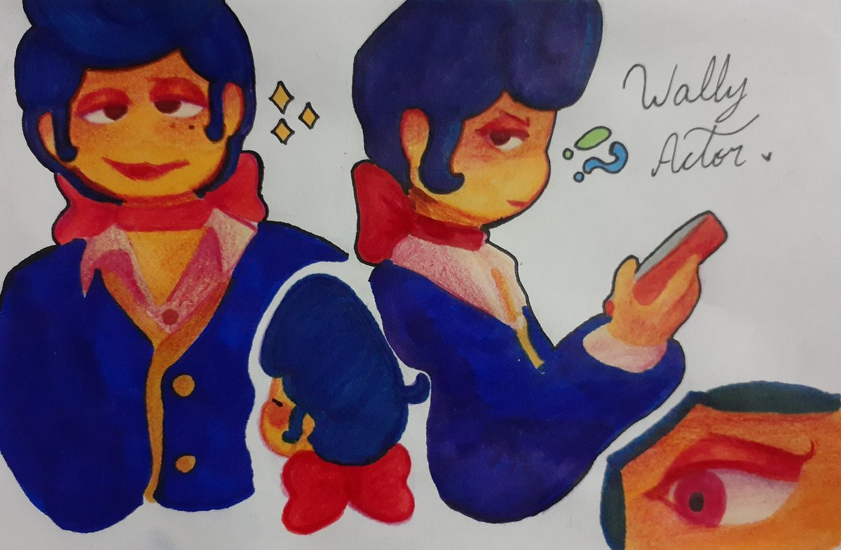 brynitte's tweet photo. Adoro este Au, es uno de mis favoritos <3 
#WallyDarlingAU #welcomehomepuppetshow #welcomehomeau #WallyDarling
#actorWally #traditionalart https://t.co/9g3aHnWWK1