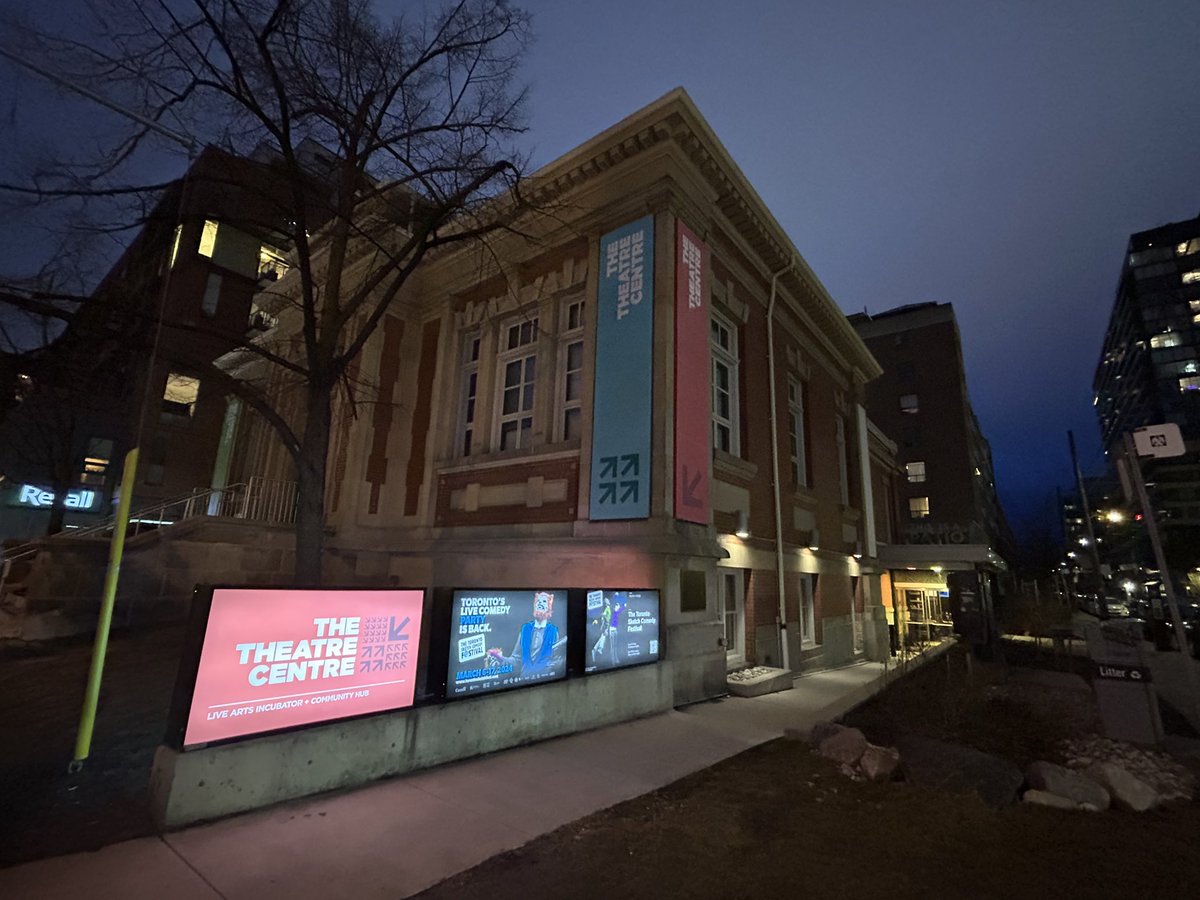 The @TOsketchfest is back and I was at the opening night gala show this evening at the Theatre Centre, which is in my ‘hood. It featured highlights of what’s to come in the next week and a half. Funny stuff! There is a photo opp and you can buy merch. #tosketchfest