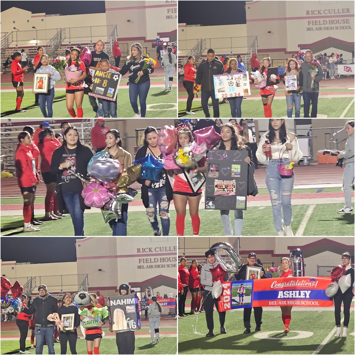⚽️Celebrating our Lady Highlander Soccer Seniors this evening!⚽️ Your future is bright ladies! Congratulations to our 2024 seniors! @BA_Highlanders @BelAirHigh