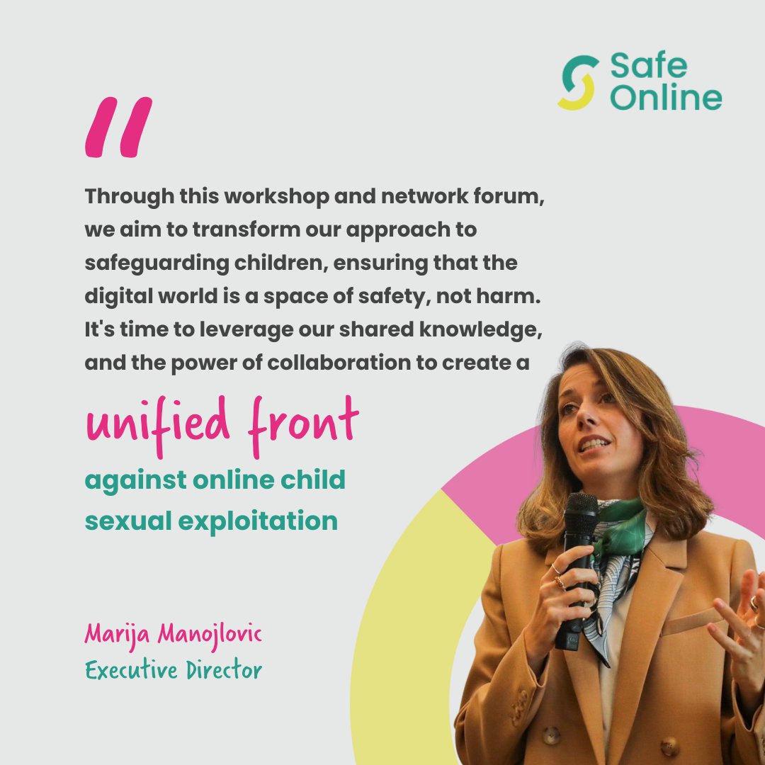 The urgency to act is underscored by the findings of the #DisruptingHarm research, which shows that across 13 countries over 5 million internet-using 12–17-year-olds experienced online sexual abuse in one year alone. 📢 @marijamano at the #SafeOnlineForum