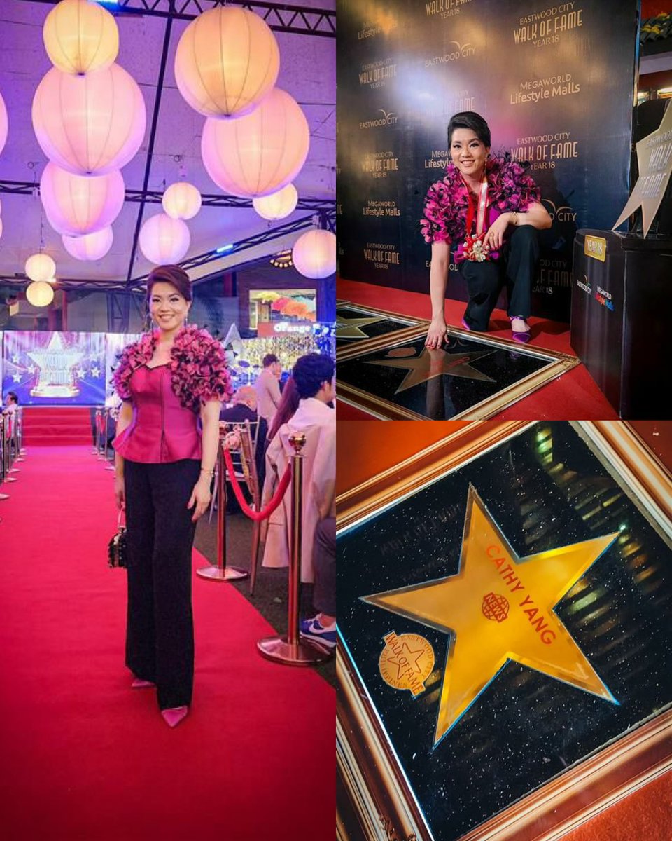cathyyang's tweet photo. Freshly-minted, five-point brass stars shine along Eastwood City’s Walk of Fame. Privileged to be one of 20 in the Class of 2024. Congratulations all! ⭐️
#eastwoodcitywalkoffame #eastwoodcity #cathyyang #thoughtleaderswithcathyyang #tlwcy https://t.co/zCAK1hByvc