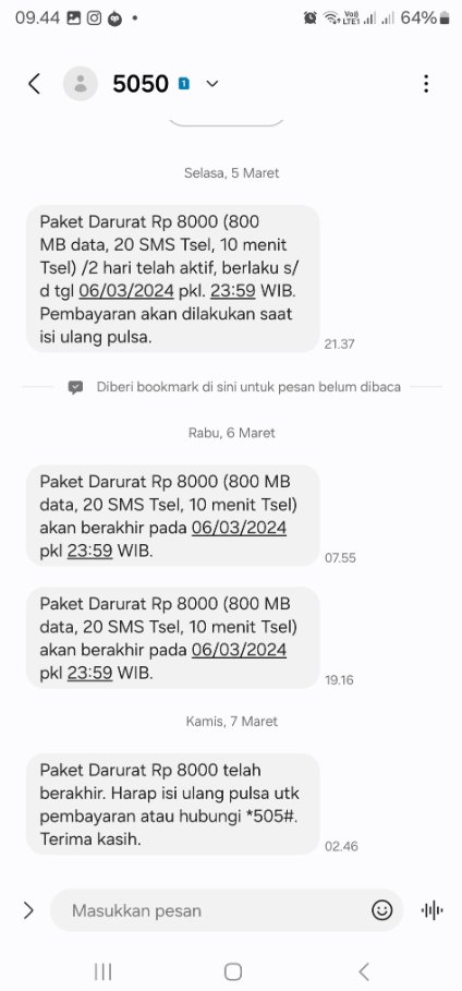 vinatjia's tweet photo. @Telkomsel apa2 an ini isi ulang untuk pembayaran 8000 yang tak pernah saya register sama sekali,... TOLONG DI PERIKSA DAN DI NON AKTIFKAN LAYANAN TAK BERGUNA DARI NOMOR 5050 ini
thanks  #telkomsel #hatihatipulsatelkomsel #kesedot https://t.co/LkHEeTz36q