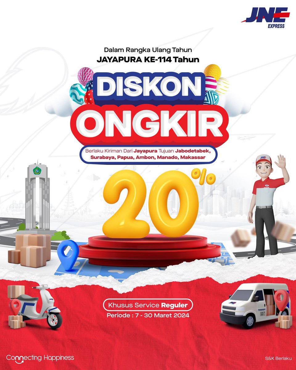 JNE Express tweet media