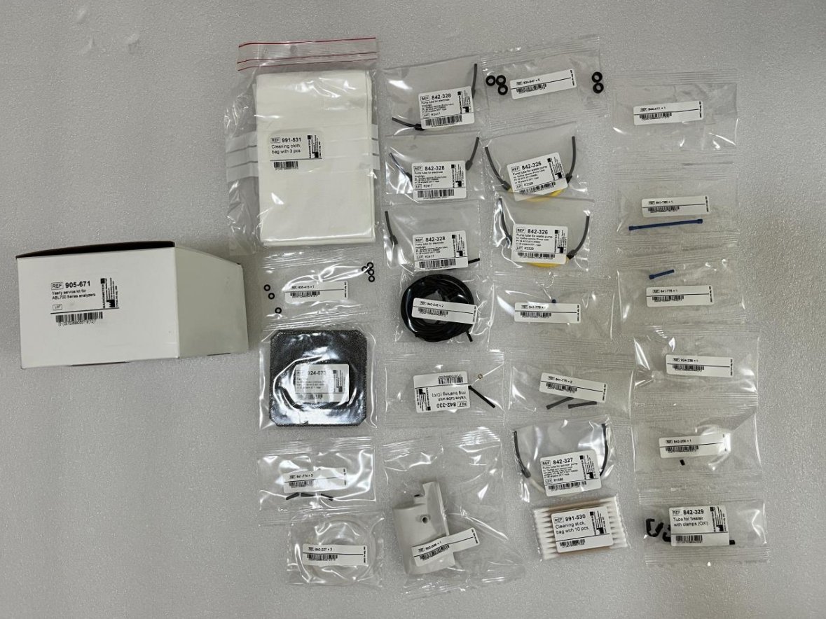 905-671 Yearly Service Kit for ABL700 Series Analyzers （New, Original）
aliexpress.com/item/325680646…......
#medical #medicalspare #dommedical #ABL700 #905-671 #servicekit
