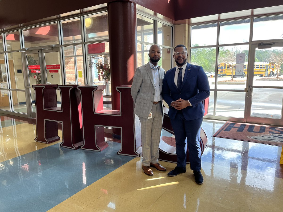 We were delighted to welcome Dr. Ken Blair as our Howard High School Principal for a day! You did an amazing job greeting staff, collaborating with students, and highlighting effective strategies for rigorous engagement during our class walkthroughs. #GoHuskies #Built4Bibb