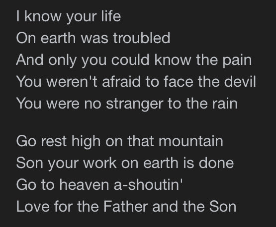 Lost a brother yesterday. Shared a bedroom the first 18 years of life & a residence the last 4. I’m thankful to #VinceGill for the description. Fitting.