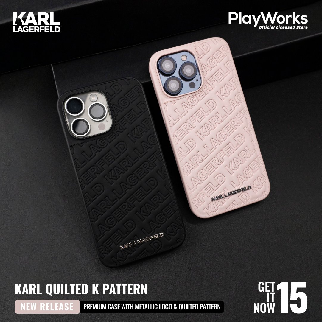 PondokIndahMall's tweet photo. Semakin percaya diri dan rasakan mewah saat memakai casing iPhone ini.
Aksesoris terbaru untuk iPhone 15 Pro dan Pro Max dengan ciri khas dari seorang Karl Lagerfeld.
Kamu bisa mendapatkannya hanya di PlayWorks Store
#PlayWorksStore https://t.co/QBeo99auUz
