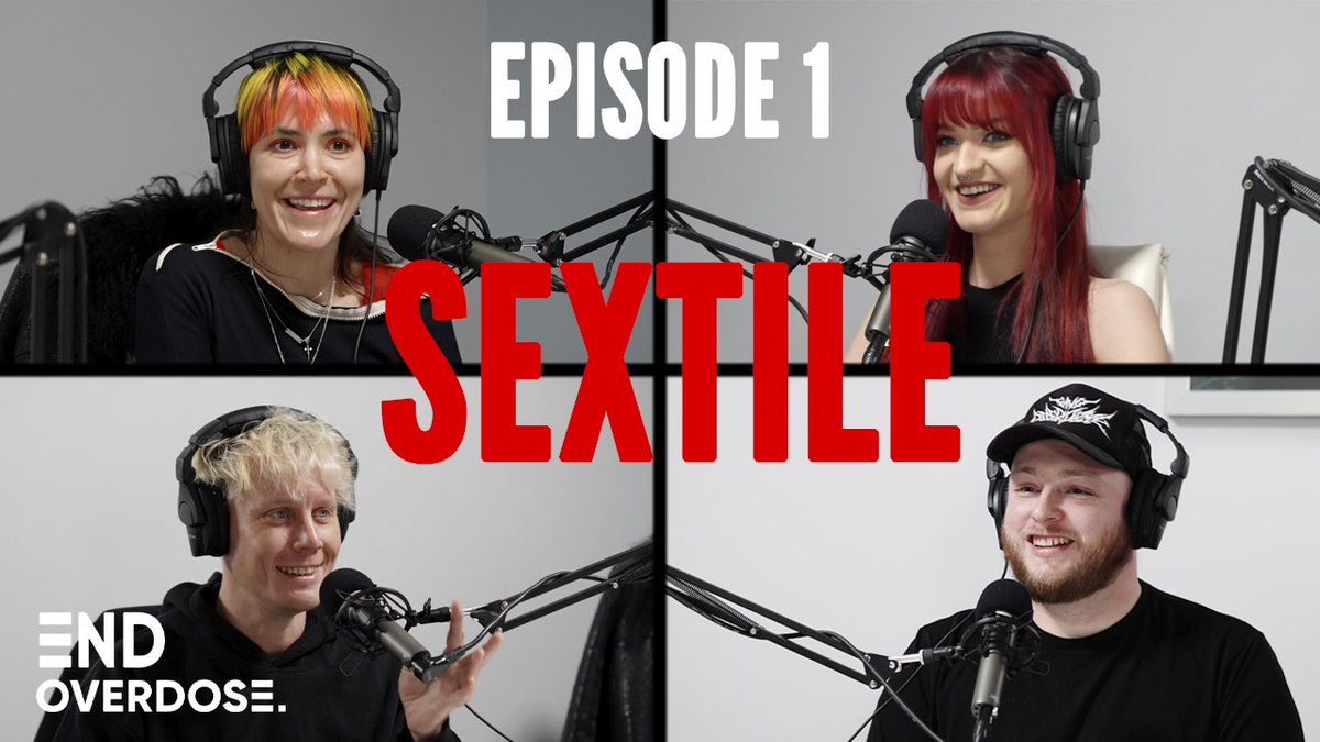 we’re excited to kick off the end overdose podcast with our friends in @sextileband! we discuss a busy year on the heels of their record 'push' via @SacredBones, the importance of overdose prevention/response in music, and much more. watch here: youtu.be/iOPO7KaaToo?si…