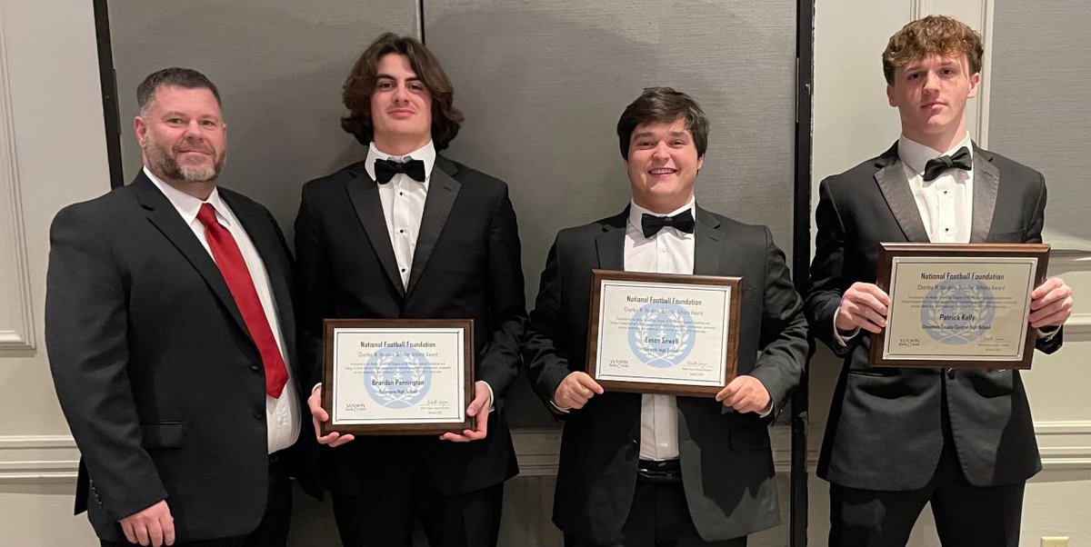 Cheatham Schools (@ccboe) on Twitter photo Three Cheatham County senior football players were honored tonight by the <a href="/NFFofMiddleTN/">NFFofMiddleTN</a>! Patrick Kelly of Cheatham County Central High School, Eason Sewell of Harpeth High School and Brandon Pennington of Sycamore High School received Scholar Athlete Awards. Congrats! #ccsdtn Three Cheatham County senior football players were honored tonight by the <a href="/NFFofMiddleTN/">NFFofMiddleTN</a>! Patrick Kelly of Cheatham County Central High School, Eason Sewell of Harpeth High School and Brandon Pennington of Sycamore High School received Scholar Athlete Awards. Congrats! #ccsdtn