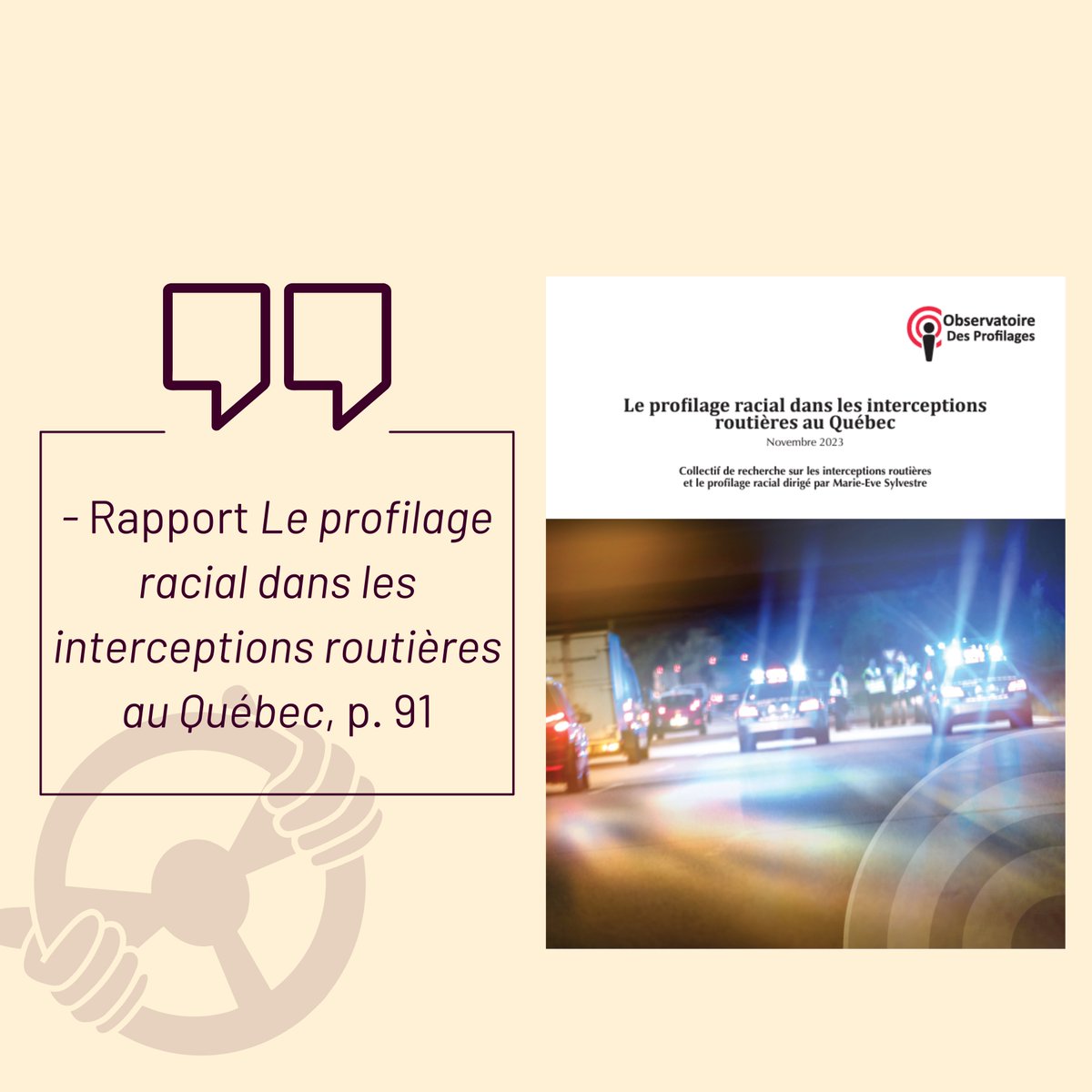 ODP_profilages's tweet photo. (2/2) Pour en savoir plus, consultez notre site web : https://t.co/OxbFUpI7Fr
Faites-nous part de votre expérience en utilisant les hashtags #Profilageauvolant #ODP #AffaireLuamba #profilageracial #interceptionsansmotif #drivingwhileblack https://t.co/xkXxZJAJTU