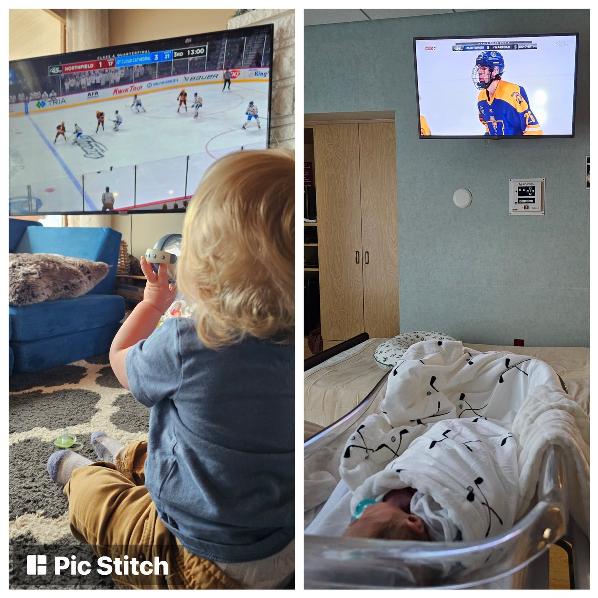 ZachJohnson808's tweet photo. 2nd State Tournament for a boy who is not even 1yr old yet! 

• He's definitely more interested this year. 
• Time flies! 

#thetourney24 #FutureThunderhawk #Salad https://t.co/ZogCGCmgYm