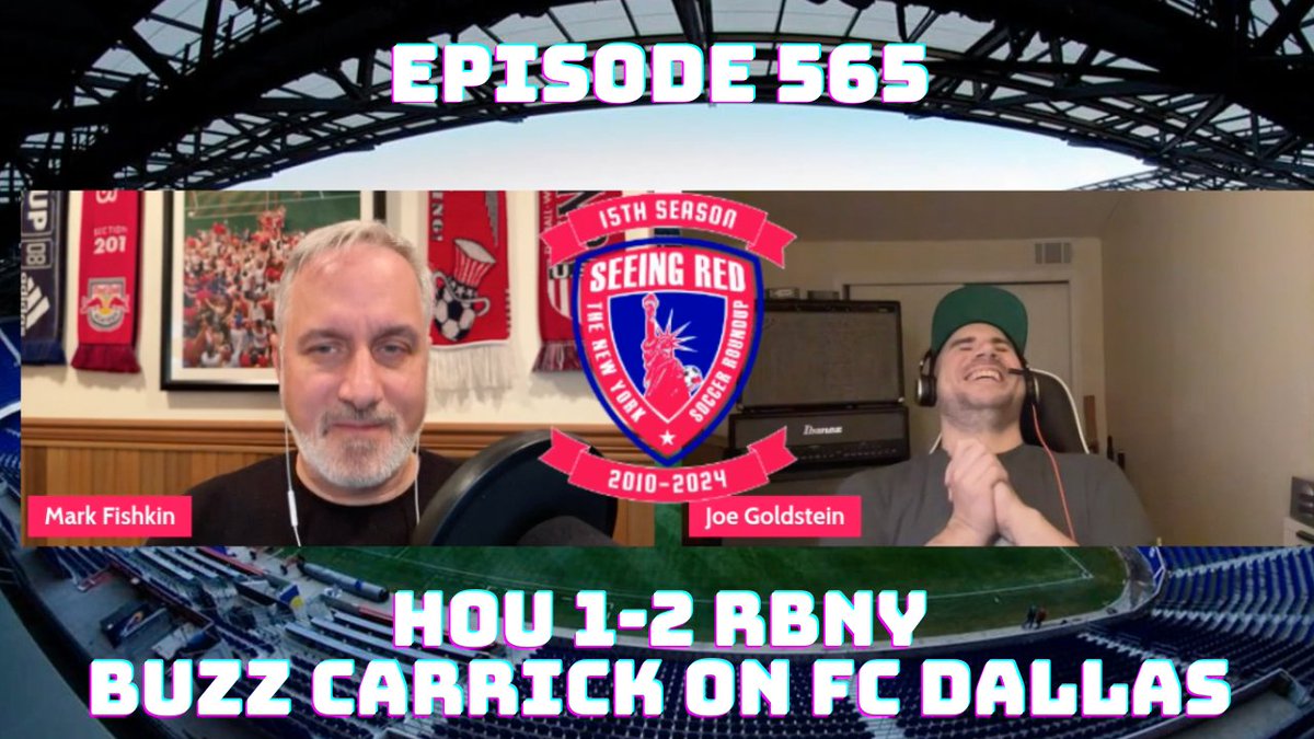 WE’RE BACK recapping the win in Houston and prepping for a depleted FCD squad with @3rdDegreeNet! Links in bio to watch on YT or listen wherever you get your pods. #RBNY