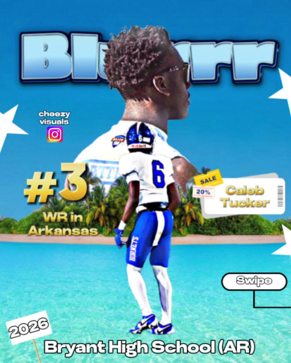 cheezyvisuals's tweet photo. Elite 2026 WR Caleb Tucker is different! 

Tucker is ranked as the #3 2026 WR in Arkansas. Going into his junior season, I expect him to set the tone everytime he steps on the field!! @takeoff_ct https://t.co/FQB3Yuowh0