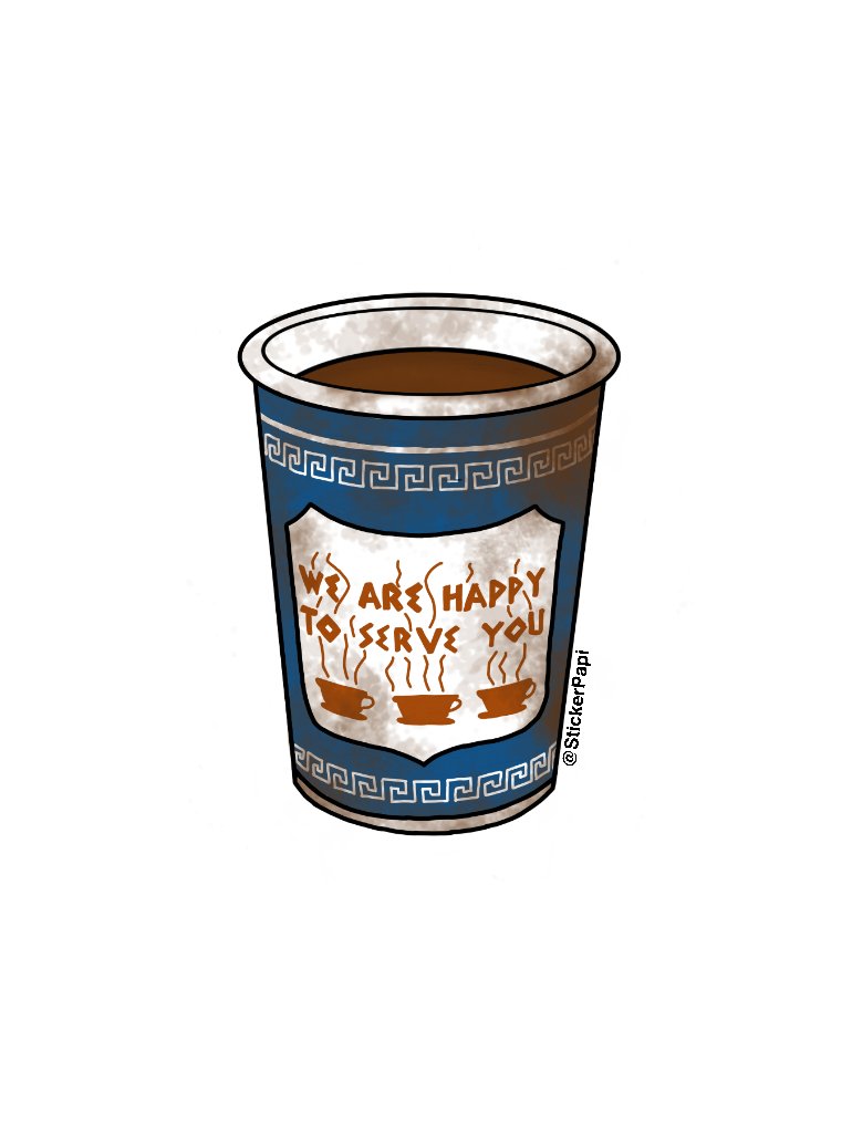 StickerPapi's tweet image. ☕️🗽 Start your day the NYC way with a steaming cup of bodega coffee! Our sticker captures the essence of those morning pick-me-ups from the corner store. Sip, smile, and conquer the day! #NYCBodegaCoffee #MorningEssentials #NYCStickerArt