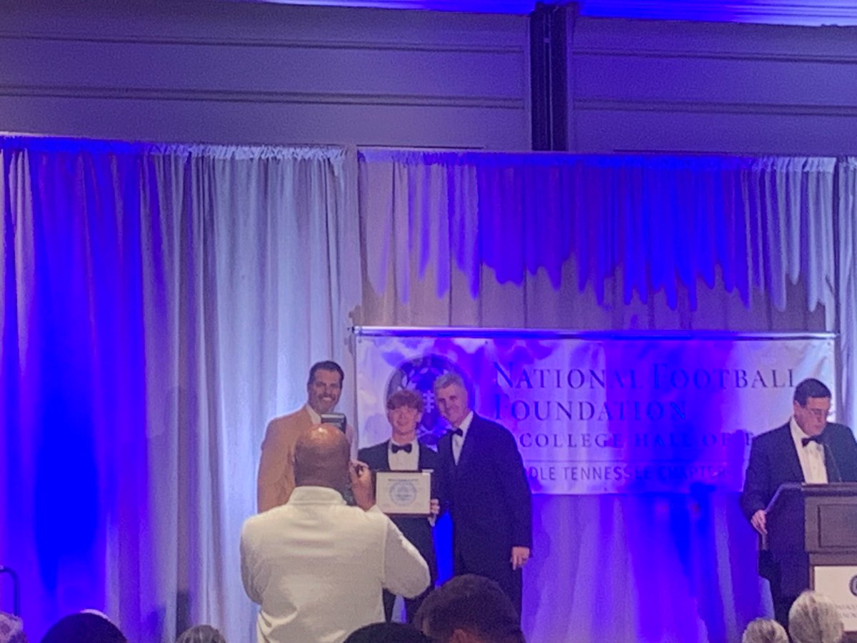 OHSPatsFootball (@ohspatsfootball) on Twitter photo Congrats to <a href="/hunter_wrather/">Hunter Wrather</a>, this year’s scholar-athlete representing <a href="/OHSPatsFootball/">OHSPatsFootball</a> & <a href="/OaklandRCS/">Oakland High School</a> during the annual <a href="/NFFofMiddleTN/">NFFofMiddleTN</a> banquet tonight!
#OaklandTN Congrats to <a href="/hunter_wrather/">Hunter Wrather</a>, this year’s scholar-athlete representing <a href="/OHSPatsFootball/">OHSPatsFootball</a> & <a href="/OaklandRCS/">Oakland High School</a> during the annual <a href="/NFFofMiddleTN/">NFFofMiddleTN</a> banquet tonight!
#OaklandTN