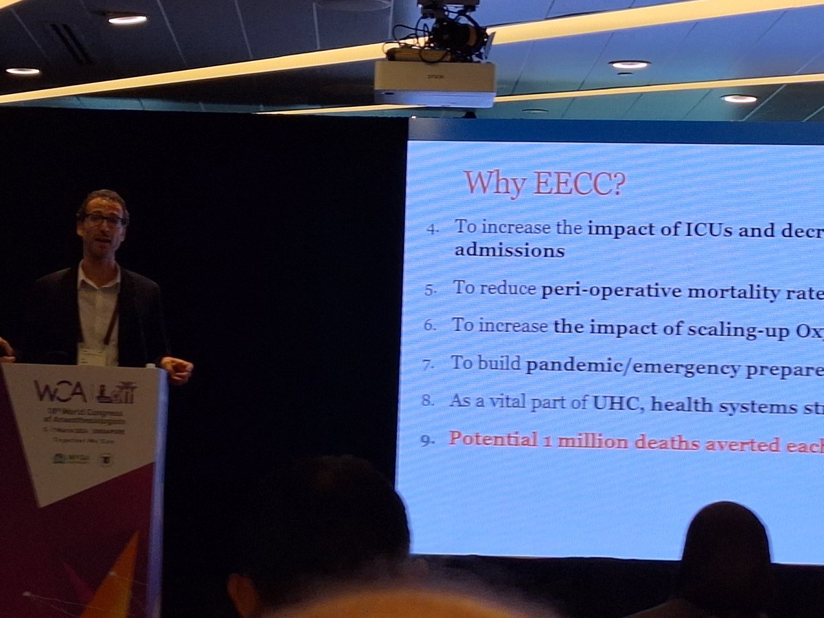Essential Emergency and Critical Care (EECC). This is why we need it. @wfsaorg #WCA2024 Tim Baker