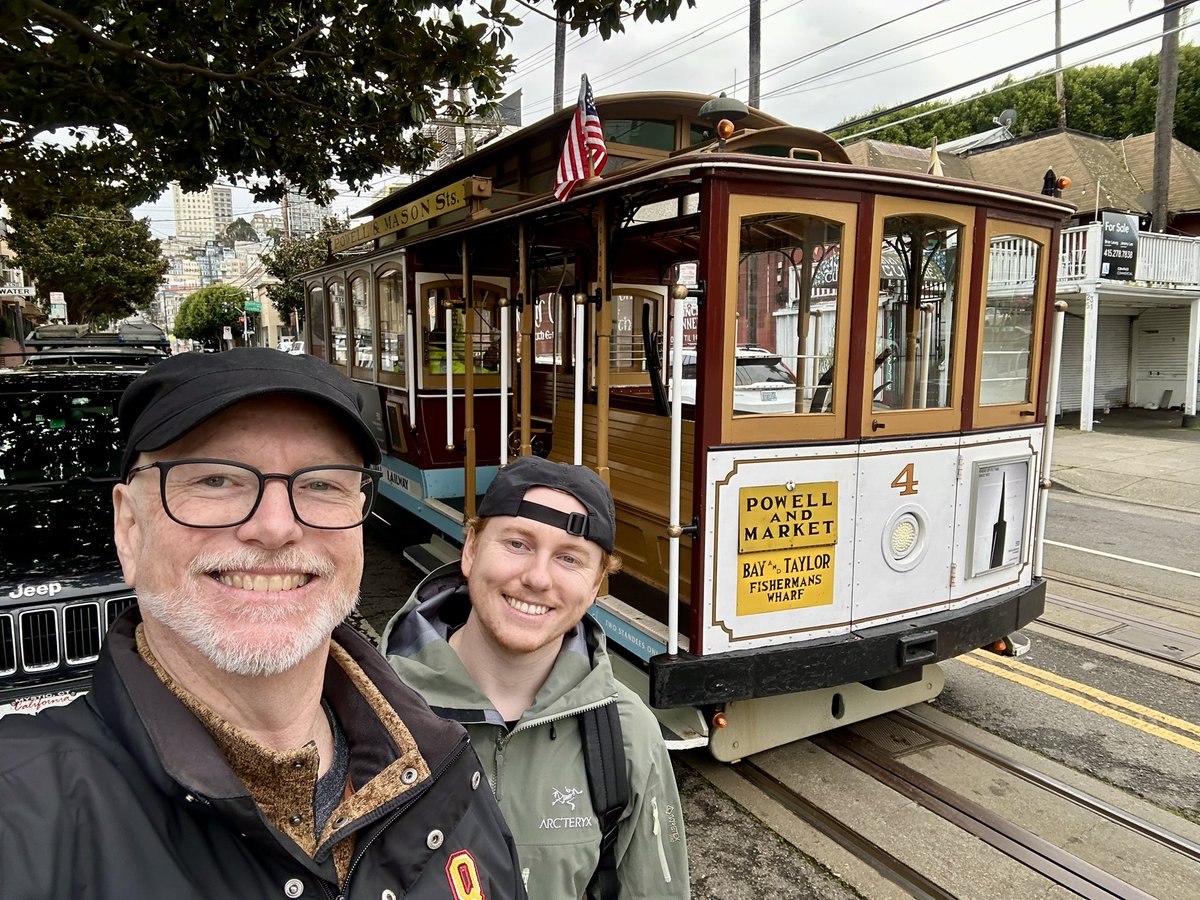 EsfordJohn's tweet image. Reading Week 2024 San Francisco Day 3. The Streets of San Francisco: antique cable car ride, Lombard “zig zag” street, Coit Tower (500) steps, China Town &amp;amp; Little Italy. 16,500 steps! #SanFrancisco #SFMTA #lombardstreetsanfrancisco #coittower #chinatownsanfrancisco #littleitaly