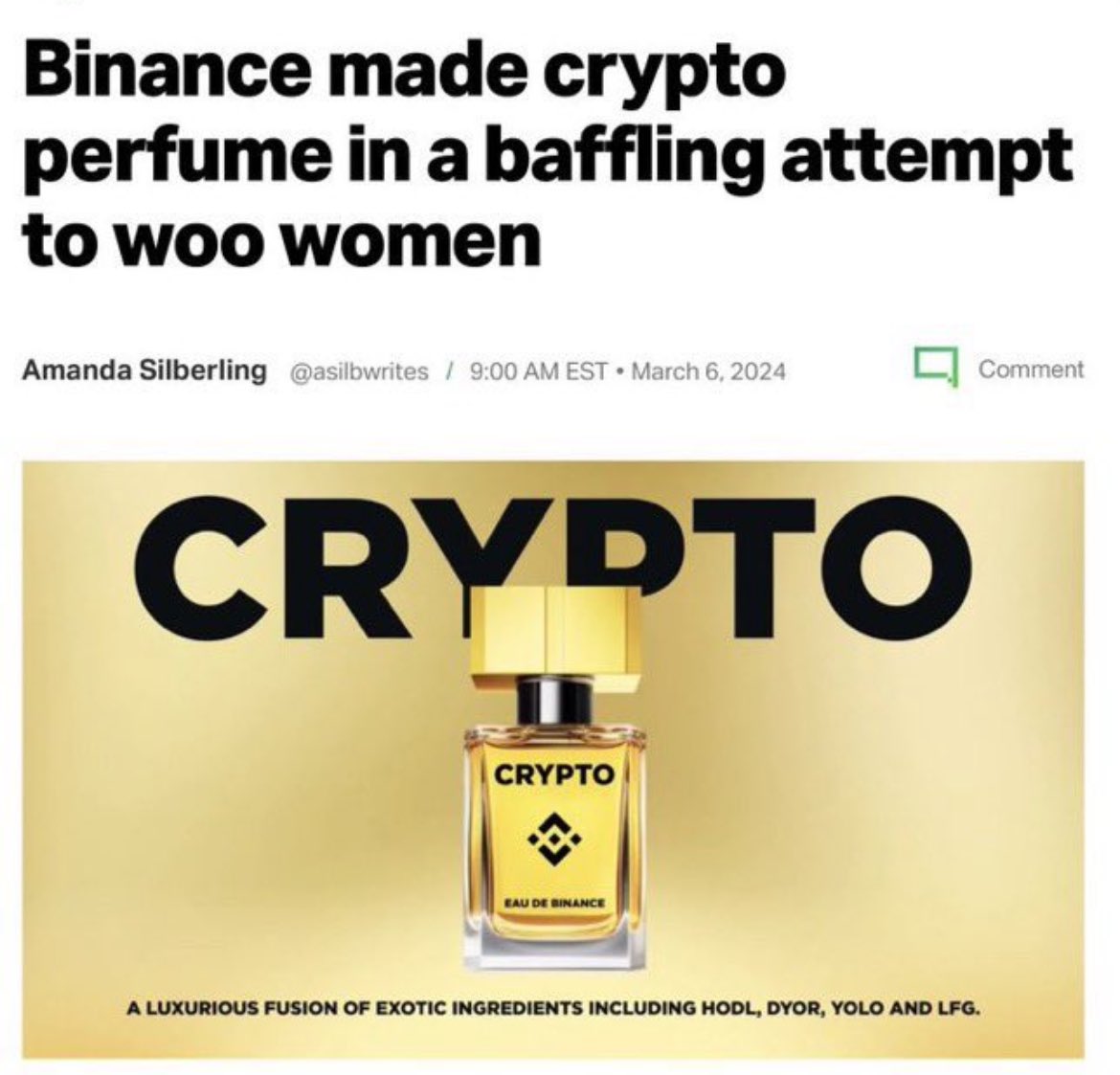 Please tell me this was a PSYOP to demonstrate why companies need women on  their teams