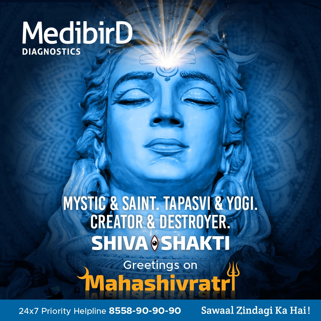 MedibirdD's tweet photo. On the Mahaparv of Mahashivratri we extend our warm greetings to you and your family. May Lord Shiva bless us all.

#SawaalZindagiKaHai #medibird #pathology #medibirddiagnostics #medibirdfamily #mahashivratri #lordshiva #shivshakti https://t.co/FAP3m2HHhF