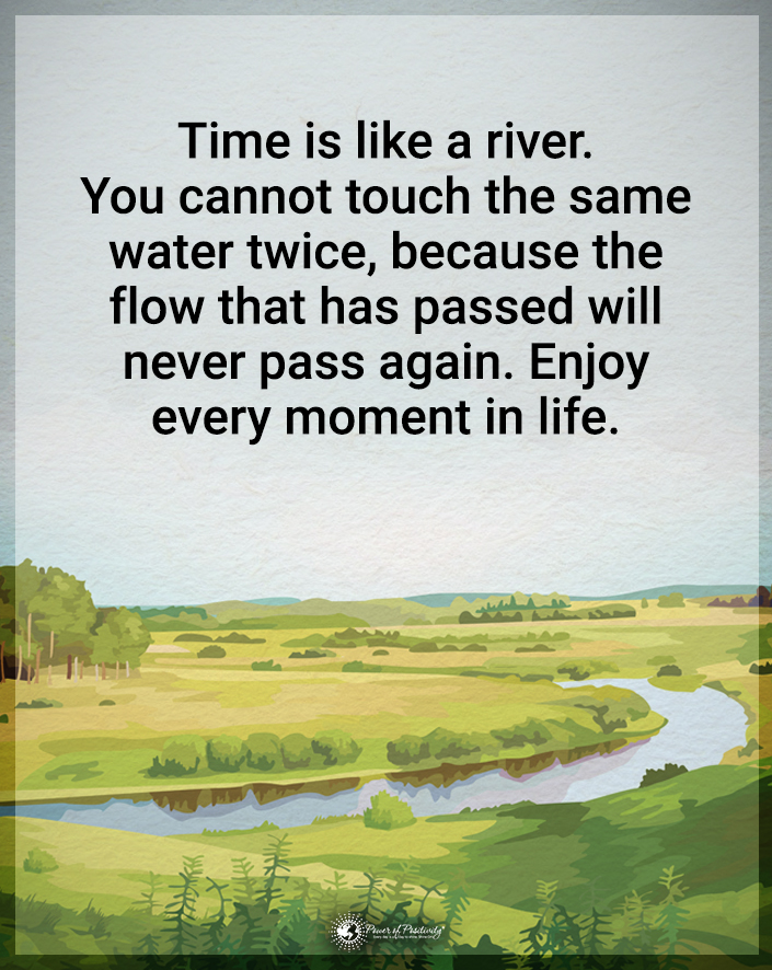 TrainingMindful's tweet photo. “Time is like a river…” https://t.co/WfqT71cdYd