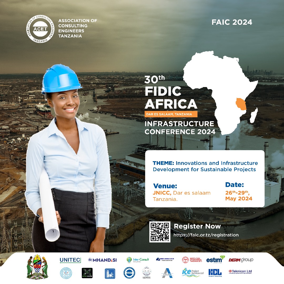 FIDIC Africa (@fidicafrica) on Twitter photo Register now!!
Join us for the Largest Infrastructure Conference 2024, #FAIC2024 is a flagship event organized by the <a href="/AcetTZ/">@Acet Tanzania</a> , from 26-29 May 2024 at the prestigious Julius Nyerere International Convention Centre (JNICC) in Dar es Salaam, Tanzania.
faic.or.tz/registration/ Register now!!
Join us for the Largest Infrastructure Conference 2024, #FAIC2024 is a flagship event organized by the <a href="/AcetTZ/">@Acet Tanzania</a> , from 26-29 May 2024 at the prestigious Julius Nyerere International Convention Centre (JNICC) in Dar es Salaam, Tanzania.
faic.or.tz/registration/