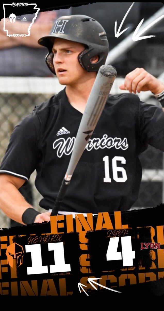 Kalmus earns first college win with 5 shutout innings on the mound. Warriors win 11-4 over Lyon and will head to Sewanee this weekend to start conference play. #RollDrix