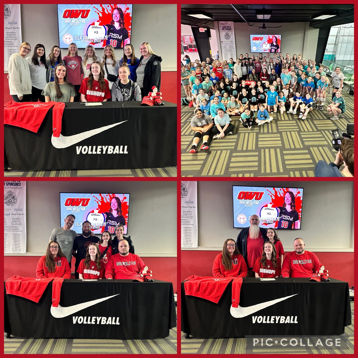 Signing day ❤️🤍🏐 <a href="/OWUVolleyball/">Ohio Wesleyan Volleyball</a> <a href="/BHSGoldenBears/">Bryan Athletics</a> @Lady_BearsVball