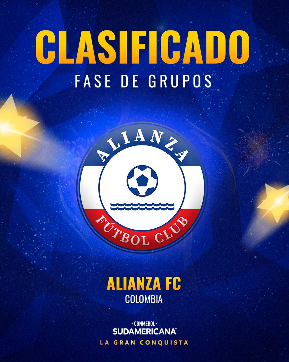 🇨🇴🛫 ¡A Fase de Grupos!

🏆✅ <a href="/AlianzaFc_ofic/">Alianza Valledupar F.C.</a> será uno de los representantes colombianos en la CONMEBOL #Sudamericana.

#LaGranConquista