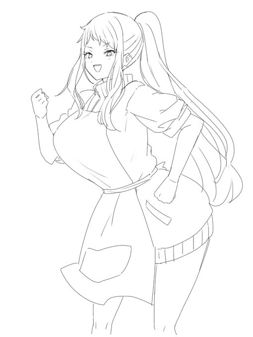 ジャージエプロン 