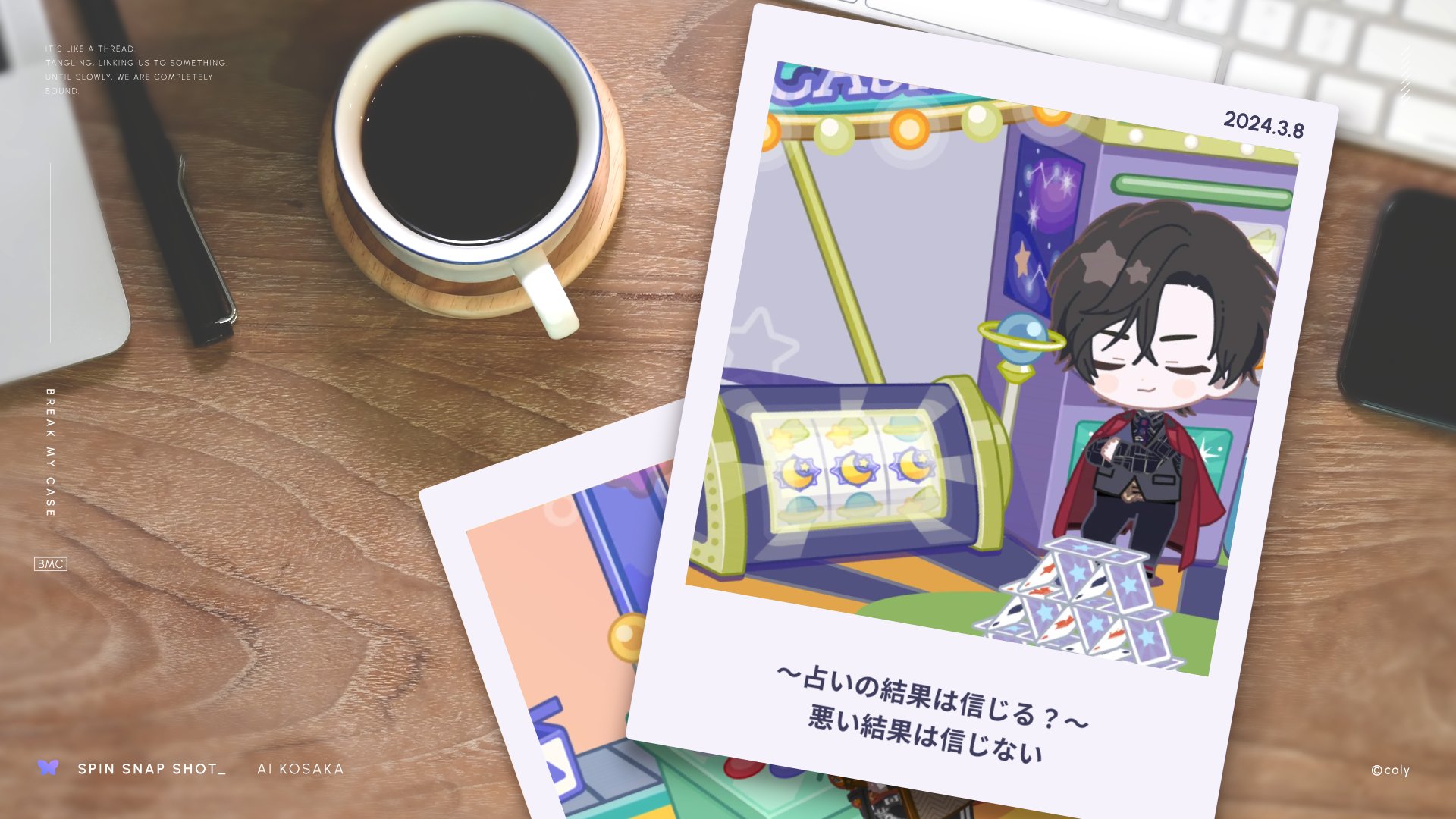 ブレマイ B賞スタンディパネル 皇坂 ブレイクマイケース 1周年 ストア B賞 ミニスタンディパネル