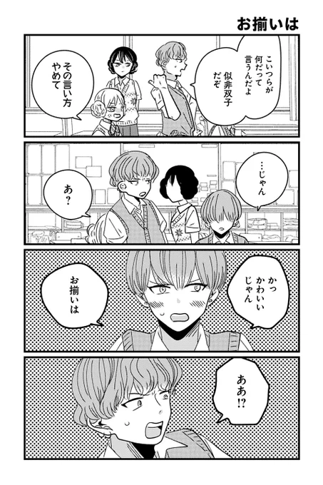 【お揃いは】岡野く仔『ヤンキーと双子の作り方』 https://t.co/qoPXZjublf #ツイ4 