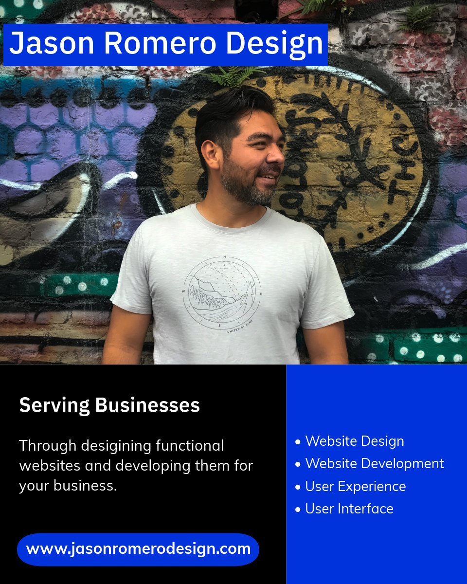 jromerodesigns's tweet photo. Does your business need some design support? Let's connect! 
#ux #ui #webdesign #webdevelopment https://t.co/3oRCJ7H7eb