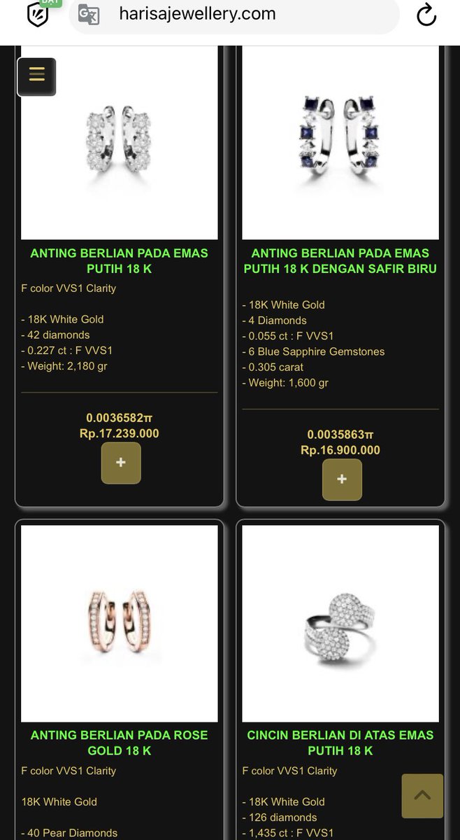 HX_ZBH679's tweet photo. 💯 Harisa jewellery Ama GDH sama Gak sih?
#Harisa Jewellery  Support #GCV.
=314159$
Perhiasan / Accesoris Wanita.
Untuk Istri,Pacar,Ibu, Ibu Mertua dan Adik Perempuan Anda.
@nkokkalis
@PiCoreTeam https://t.co/jcm4M5VdUE