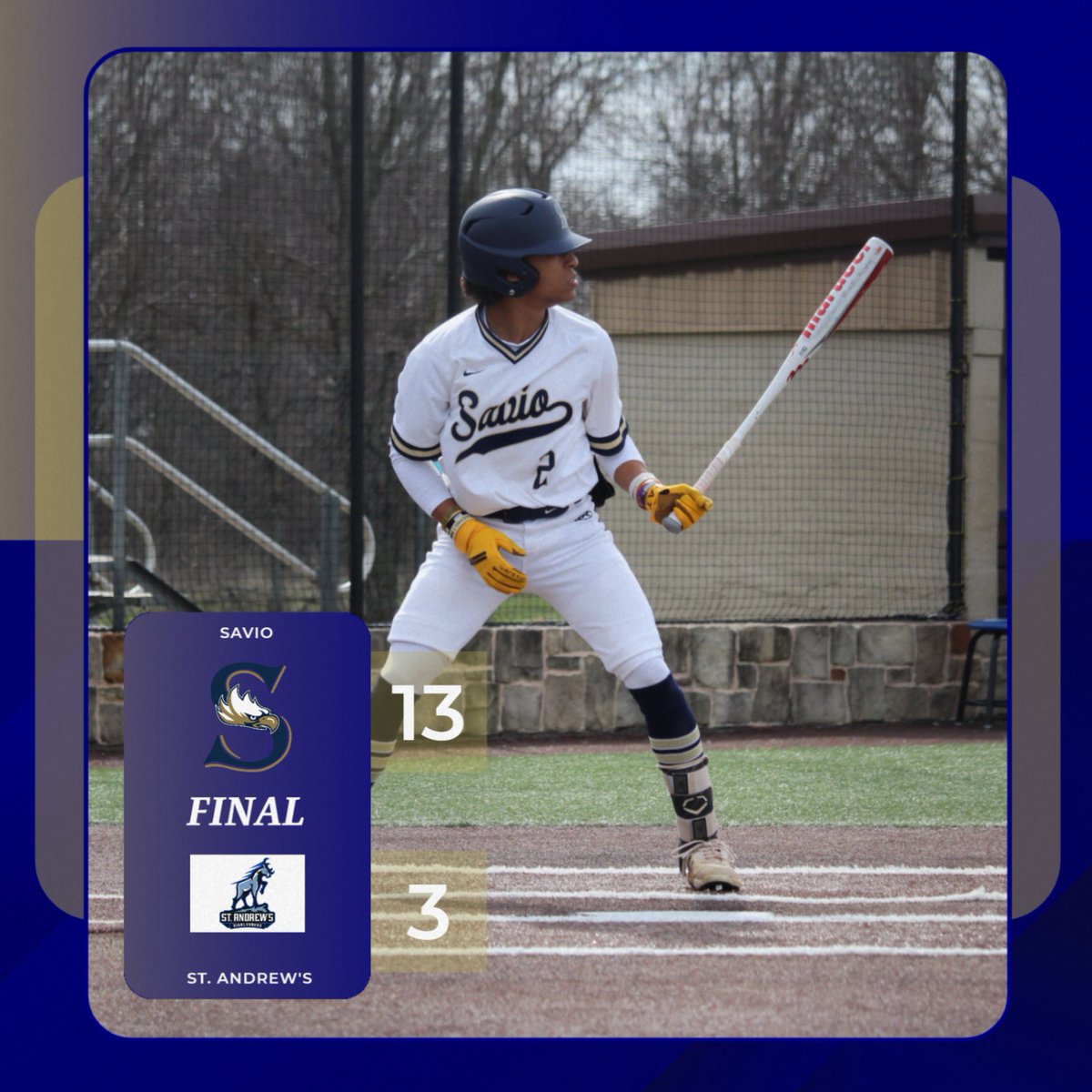 Congratulations Varsity Baseball!
Nice win tonight!