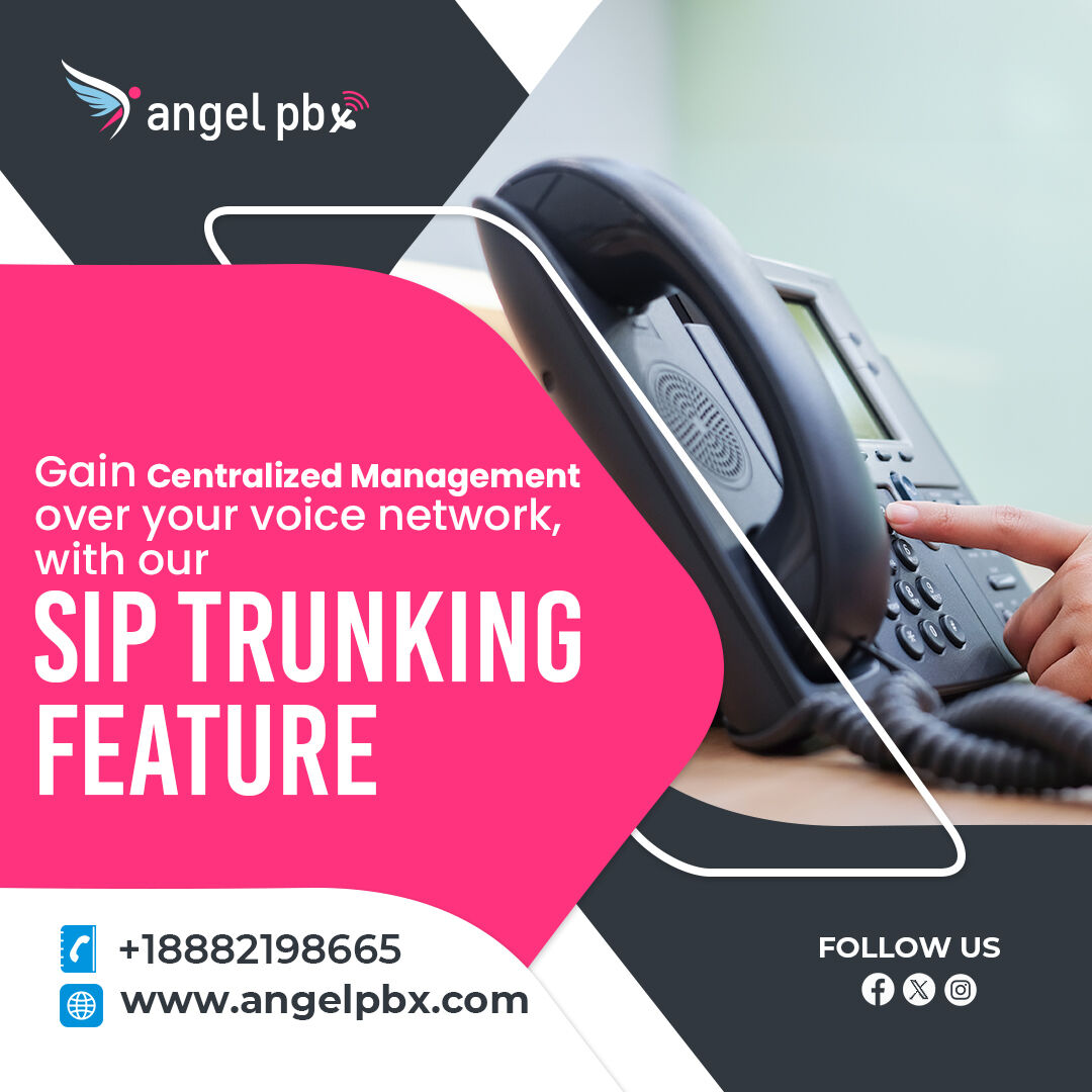 angel_pbx's tweet image. Our SIP Trunking Feature ensures smooth control and visibility.👨‍💻🚀 Call us to enjoy unparalleled communication efficiency!

#SIPTrunkingFeature #OutboundCallCentersolutions #CallCentersolutions #VoIP #Telephony #AngelPBX #CallCenterServices #Digitaltelephony