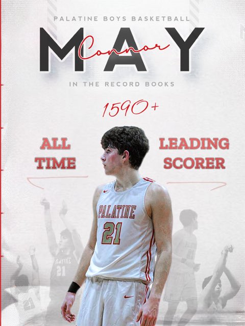 Lost in the shuffle of the biggest win in program history, Connor May became the school’s all-time leading scorer Monday night, passing former NBA player and current U of Oregon assistant, Kevin McKenna. ‘Atta boy, Connor!!