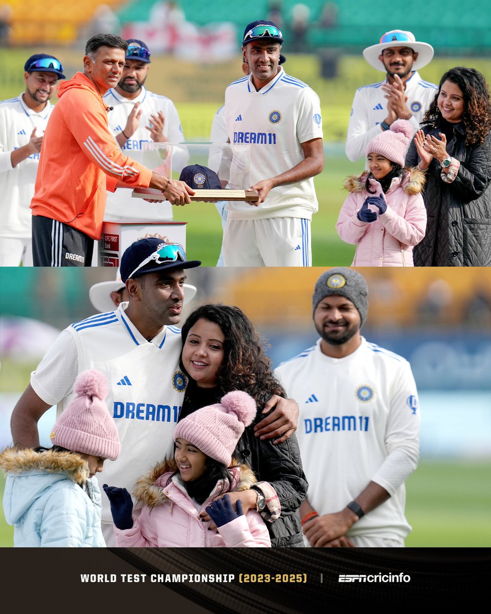 Special moment for Ashwin and family 😍💛 
#INDvsENGTest #klemmer #INDvsENGTest #Ashwin #LoveIsBlind #padikal #instagramdown #AskSarahG