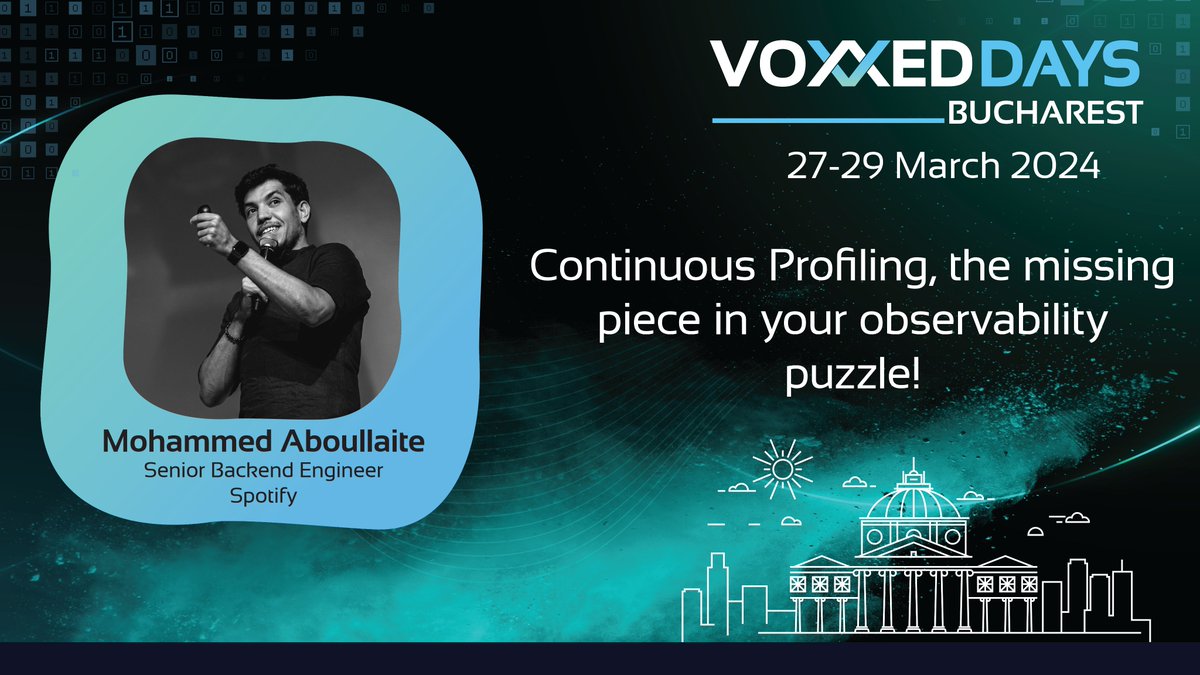 Join <a href="/laytoun/">Mohammed Aboullaite</a> at <a href="/VoxxedBucharest/">Voxxed Days Bucharest (April 28-29, 2026)</a> to explore challenges in our global, distributed world with services in multiple containers. 
Details and tickets are available here: romania.voxxeddays.com/continuous-pro…
#itwillbefun