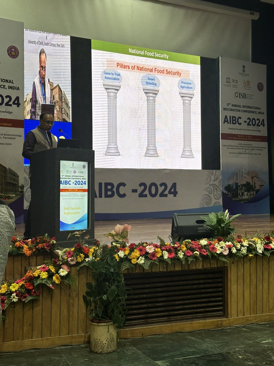IBDC (Indian Biological Data Centre) (@ibdctweets) on Twitter photo Dr. Saurabh Raghuvanshi: Biocuration for ensuring national food security
<a href="/biocurator/">Int Soc Biocuration</a> <a href="/aibc2024/">biocuration 2024</a> Dr. Saurabh Raghuvanshi: Biocuration for ensuring national food security
<a href="/biocurator/">Int Soc Biocuration</a> <a href="/aibc2024/">biocuration 2024</a>