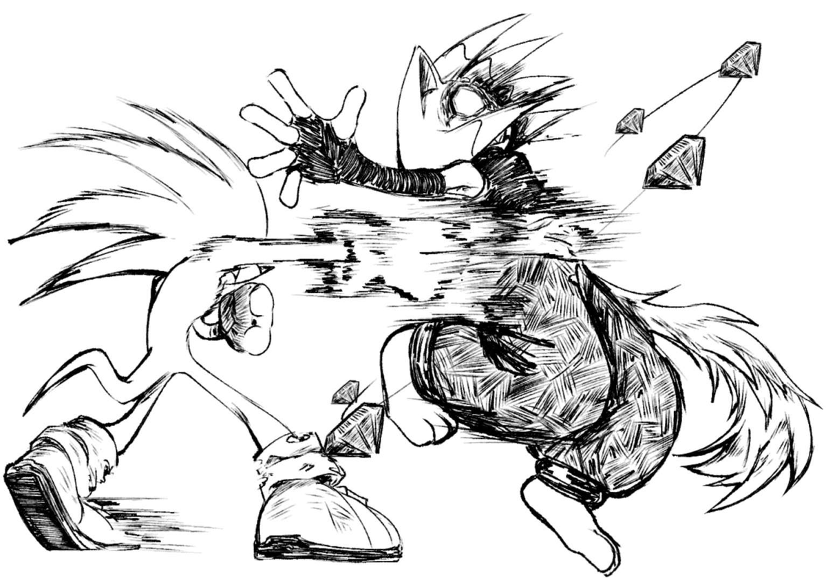 SoulRecoil's tweet photo. actually rlly like this shot and totally gonna redraw it when i start up the manga/comic 
#knucklestheechidna #BlazeTheCat https://t.co/cG6q9RfQZT