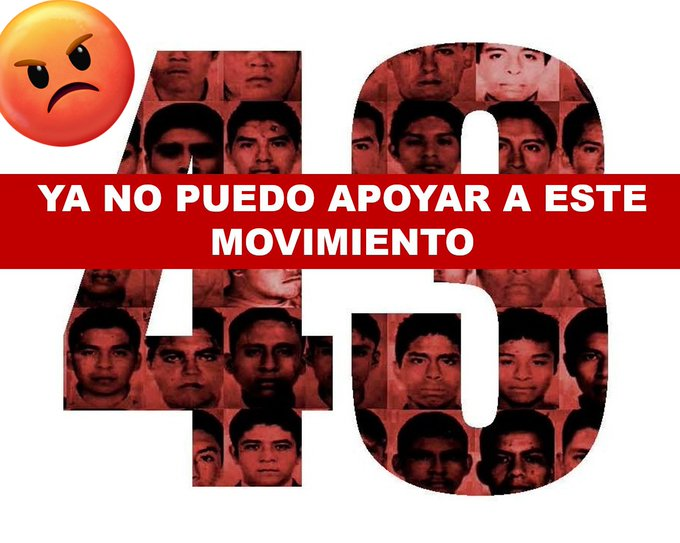 AlejandraMx6's tweet photo. Los padres de #Los43DeAyotzinapa se VENDIEROn con los verdugos de sus hijos... #ElPRIAN https://t.co/kbZY5Zy4zy