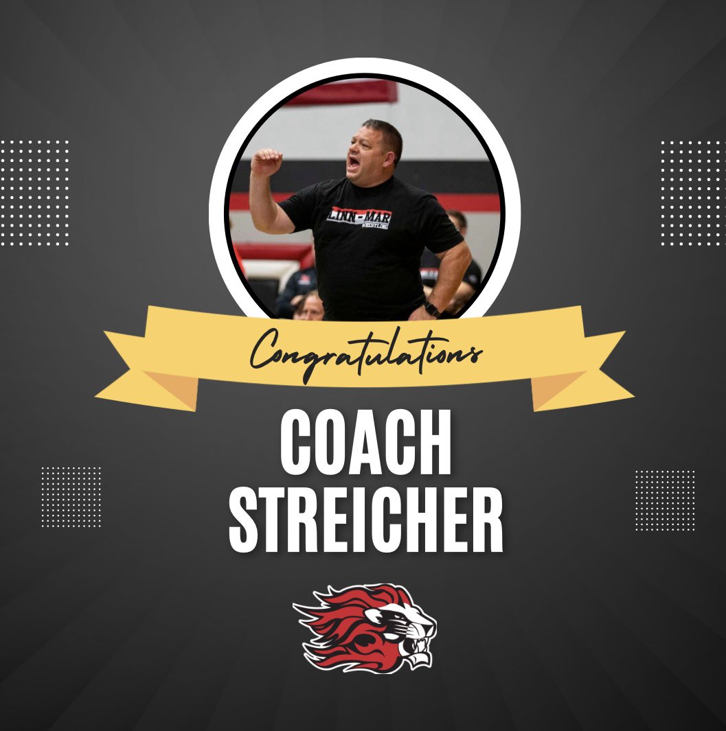 Congratulations to our leader, Coach Streicher, on his retirement from coaching. Throughout his 27 years, Coach Streicher has transformed Linn-Mar Wrestling into a perennial contender and a program that we are all proud to be associated with. Thank you Coach!! #ForeverALion🦁