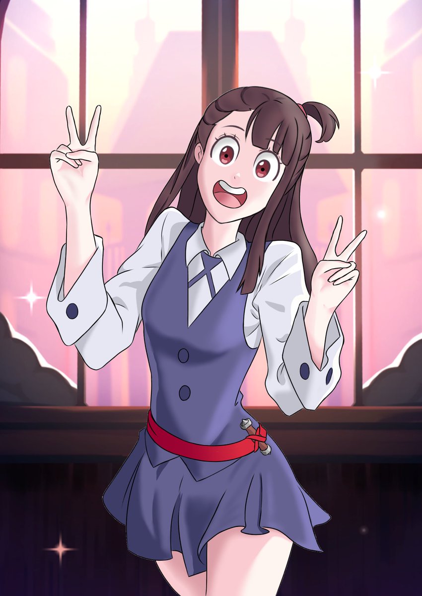 Fernand44354561's tweet image. ✨Les presento mi primer dibujo de akko ✨
Me encanta mucho, y también a la comunidad de las brujitas ✨🪄 así que ahora en adelante les haré dibujos de ellas 🩷✨
#LWA_jp #littlewitchacademia #Akko